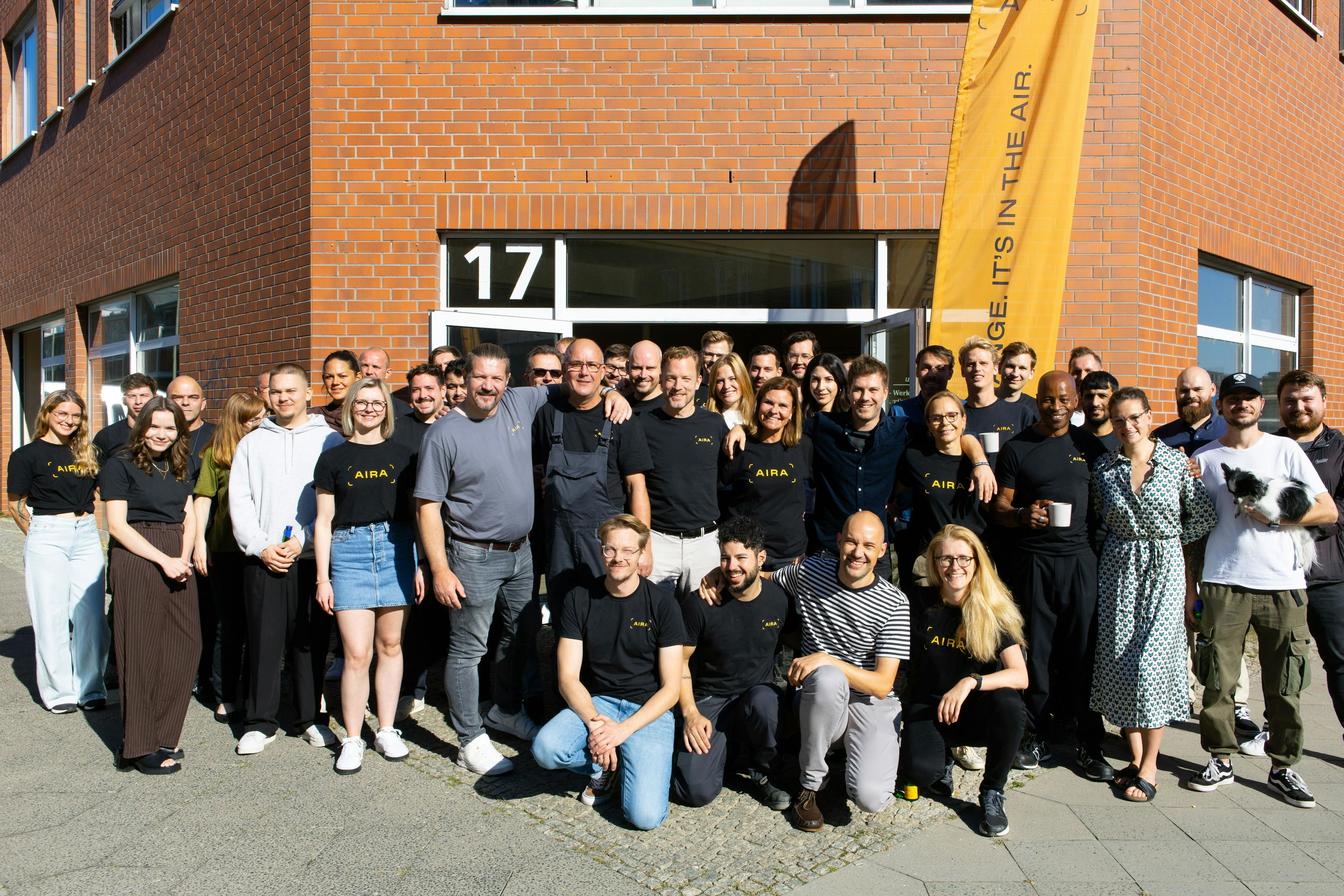Das Team von Aira einem Wärmepumpen-Anbieter in Deutschland