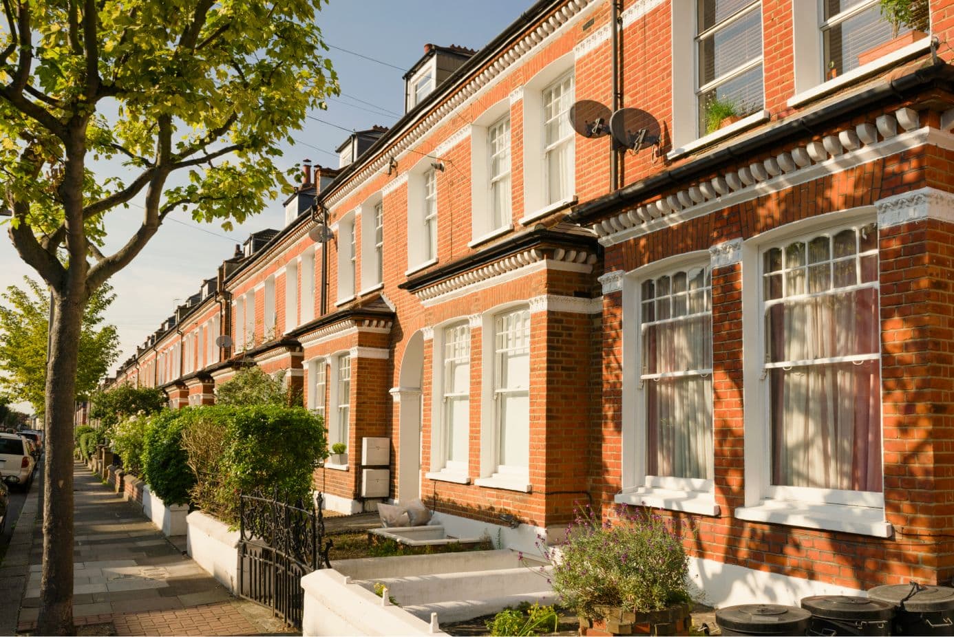 Row of terraced houses